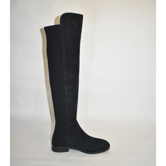 STUART WEITZMAN Keelan Suede Knee-High Boots 5050 Black Size 5 S5448 - Picture 6 of 10